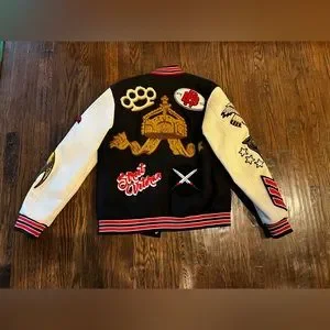 Street veteran varsity jacket hot sale